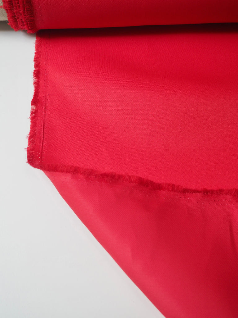 Bright Ruby Silk Gazar