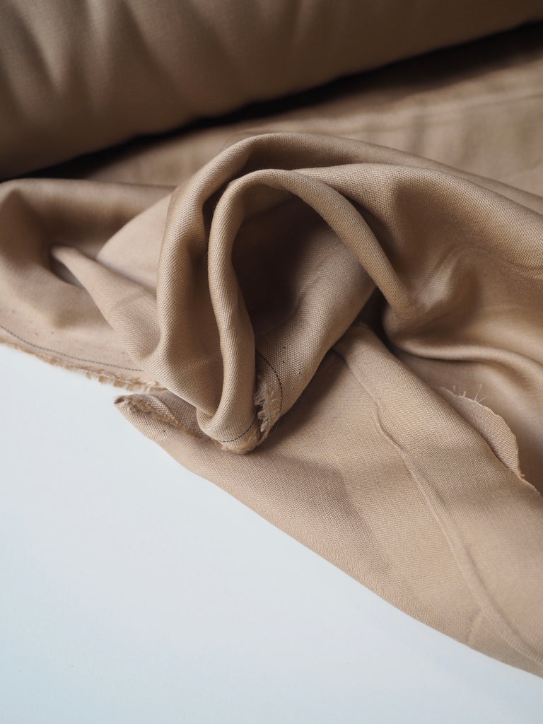 Sand Tencel Broken Twill Sateen