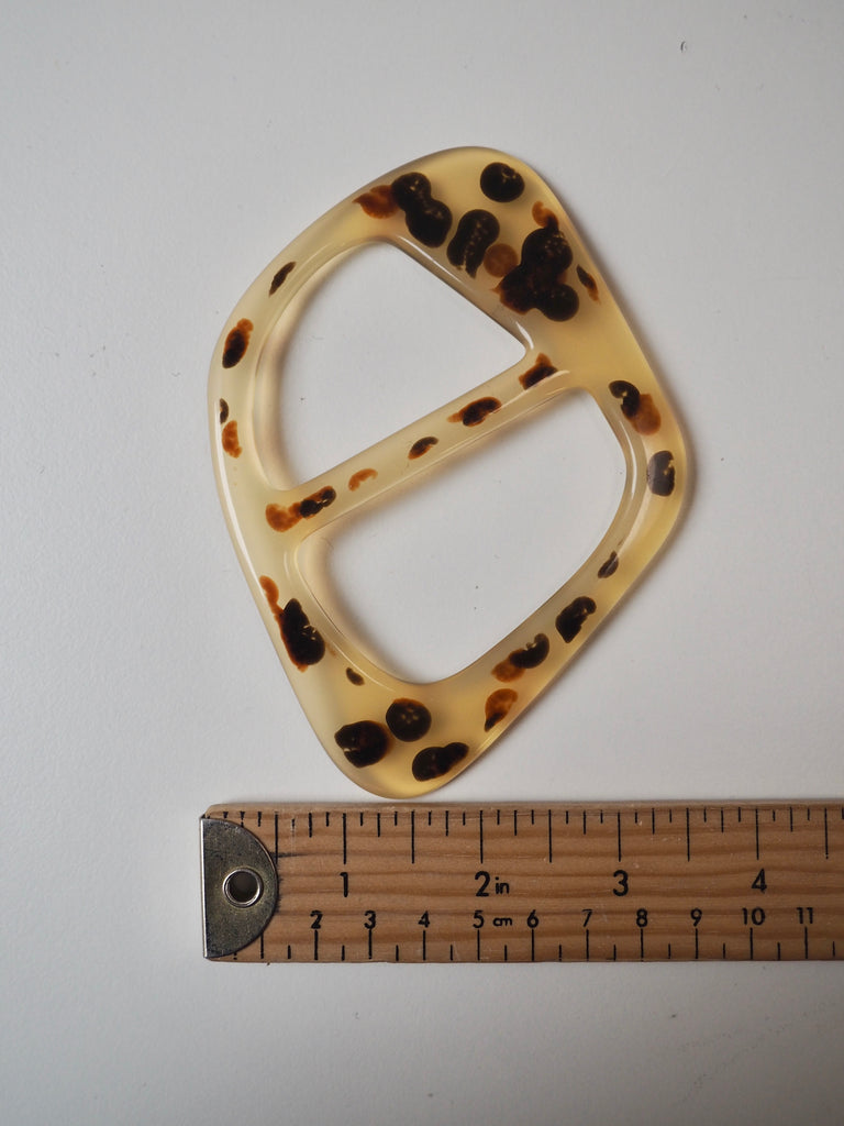 Organic Pattern Yellow + Brown Slider 5cm