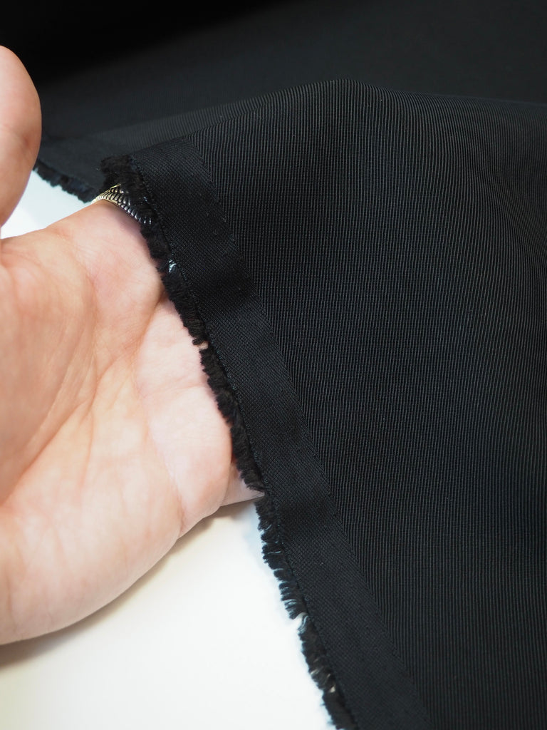 Black Acetate Twill