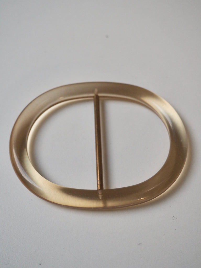 Honey Transparent Plastic Slider 6cm