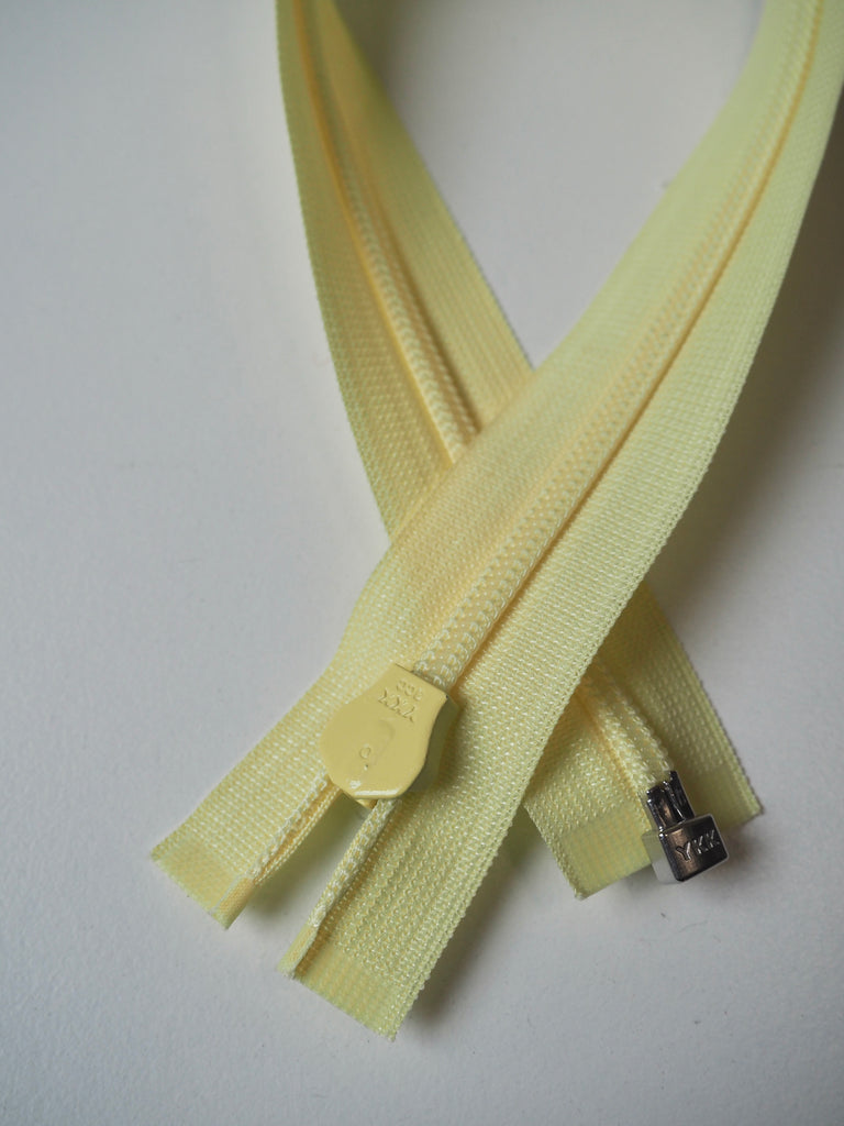 30cm/12inch Yellow Invisible Open Ended Zips