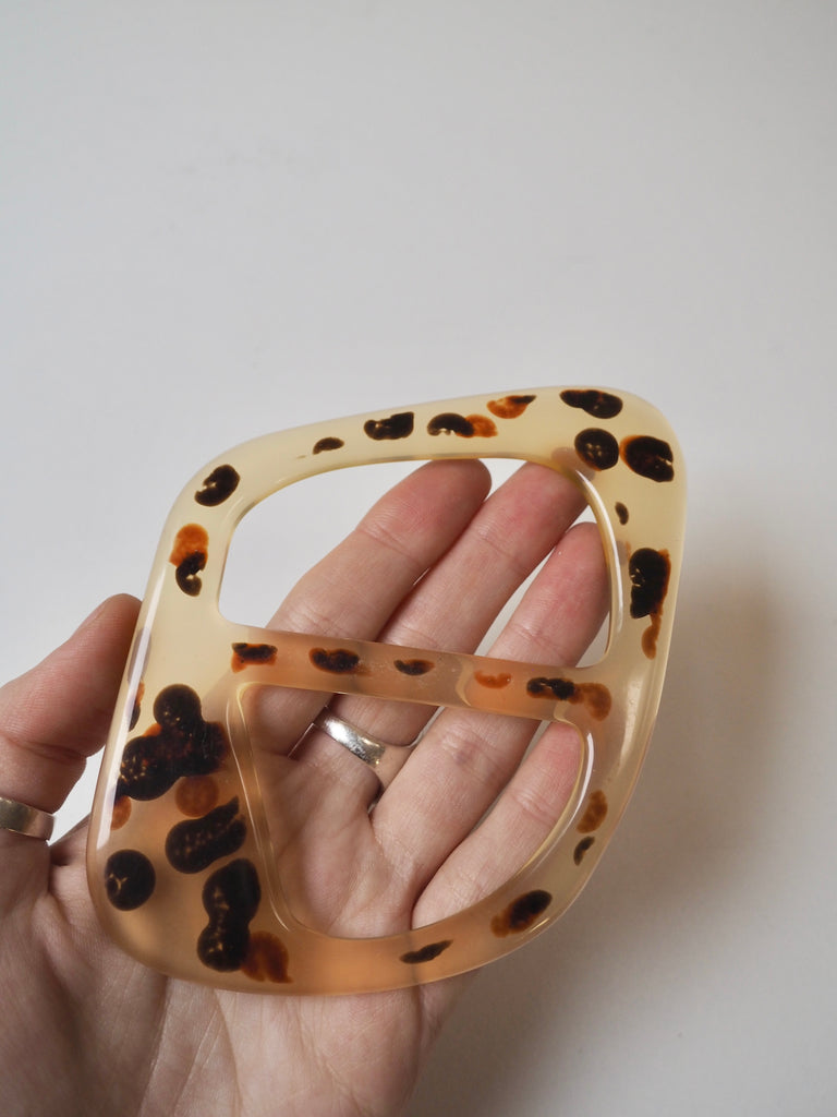 Organic Pattern Yellow + Brown Slider 5cm