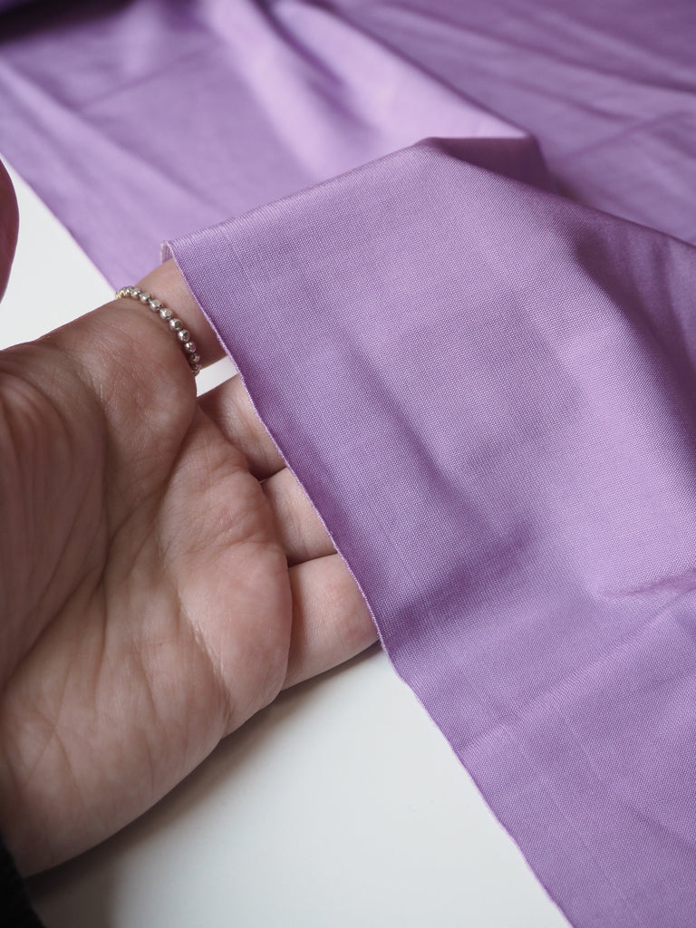 Light Purple Satin Viscose Jersey