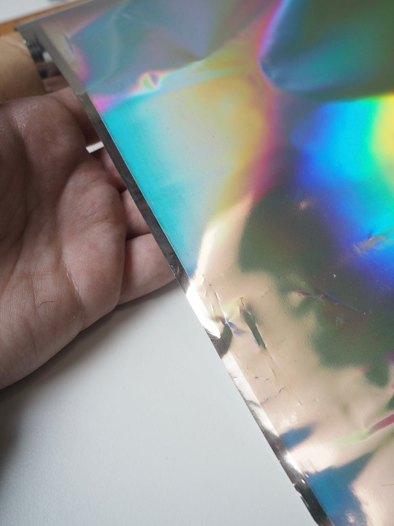 Silver Holographic Heat Transfer Foil