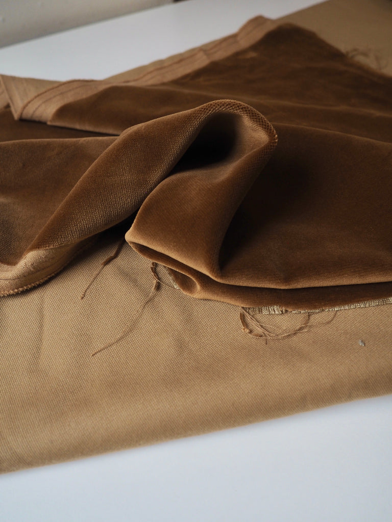 Cinnamon Cotton Velvet