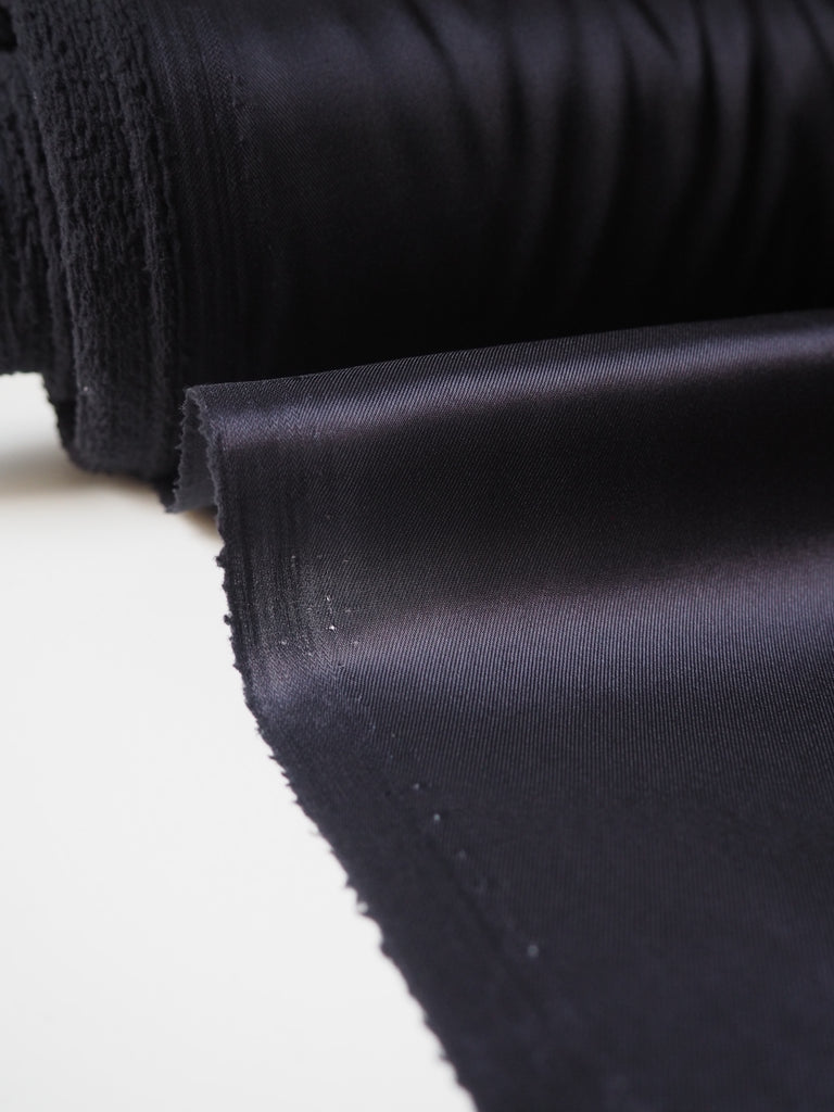 Petrol Viscose/Acetate Twill Lining