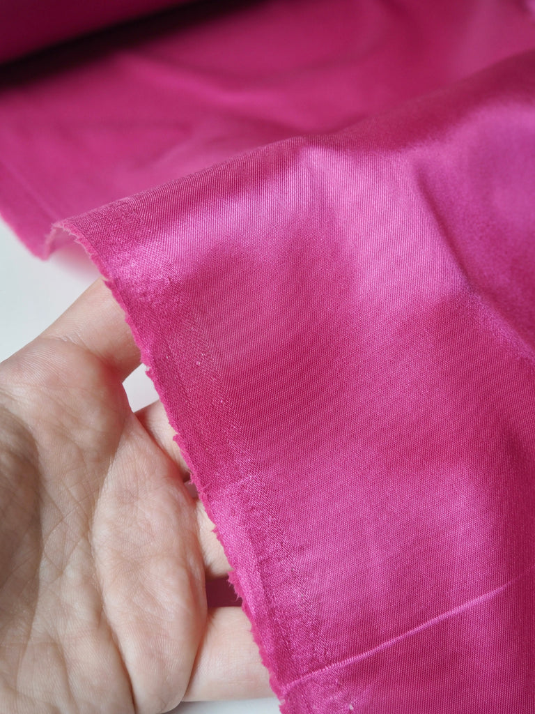 Berry Stretch Acetate Satin Twill Lining