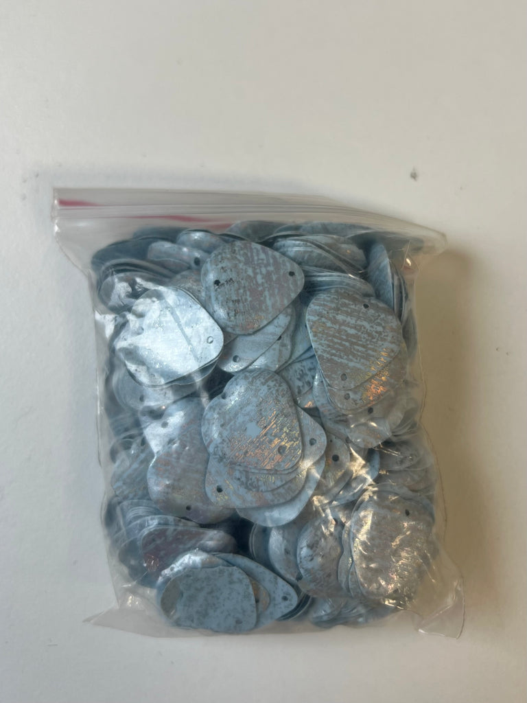 Blue Iridescent Stripe Sequins 28g