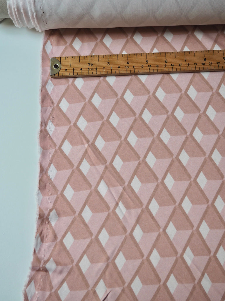 Pink Diamond Viscose Jersey