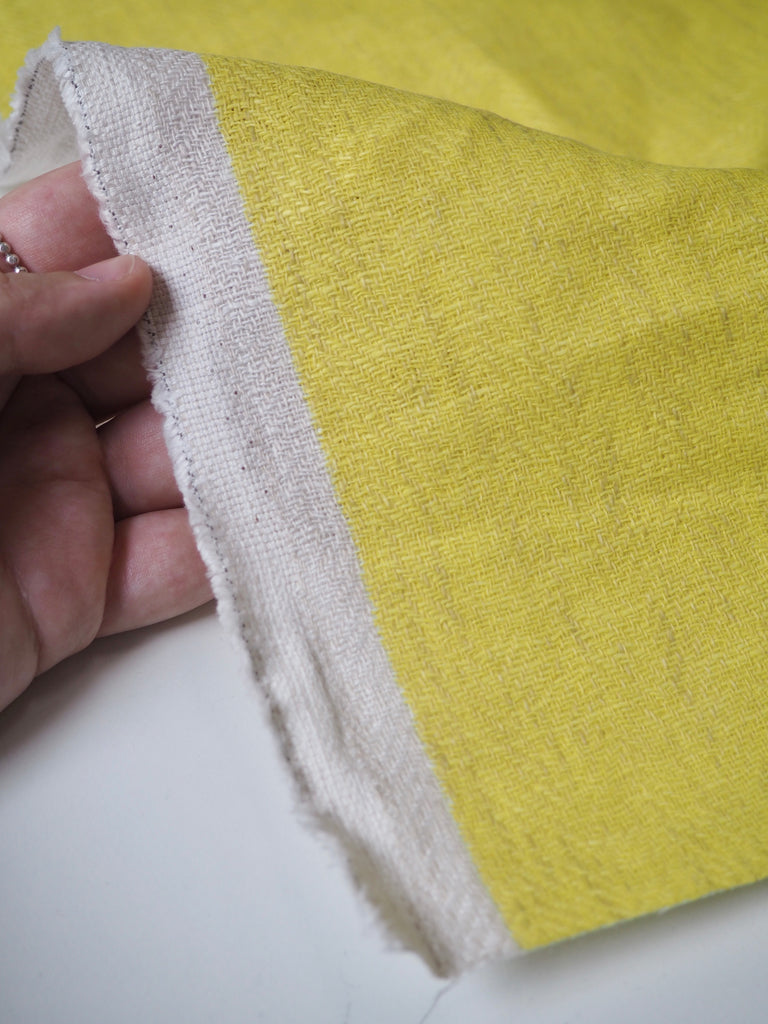 Electric Yellow Double Linen