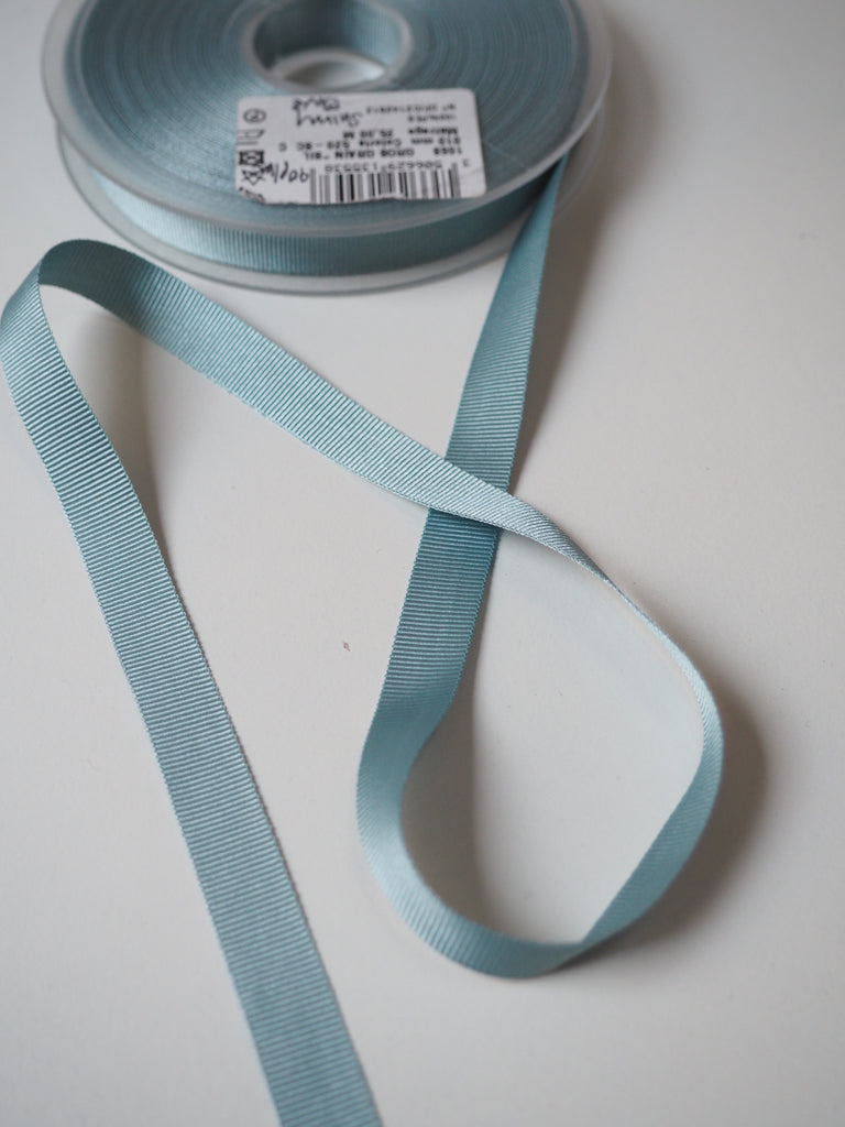 Shiny Blue Grosgrain Ribbon 10mm