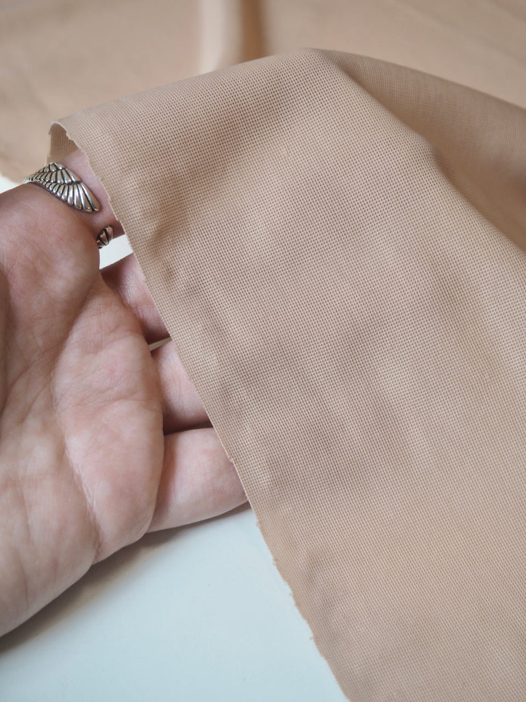 Blush Beige Stretch Powermesh