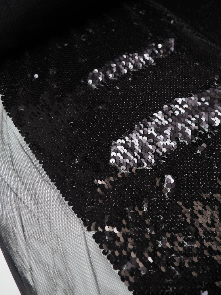 Black Mermaid Sequin Tulle