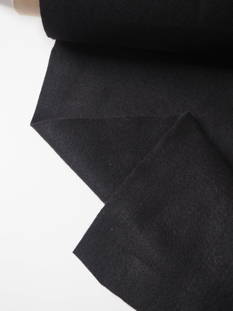 Black Wool Felt