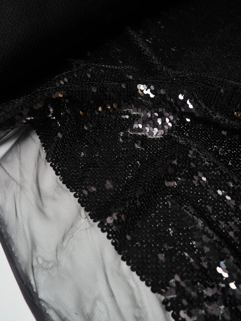 Black Mermaid Sequin Tulle
