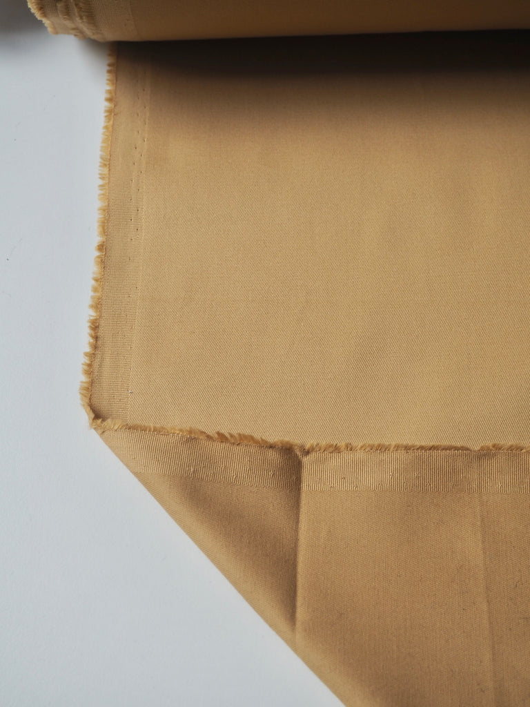 Caramel Stretch Cotton Twill 215gsm
