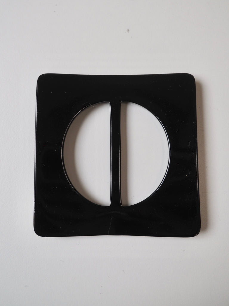 Black Square + Circle Centre Slider 6cm