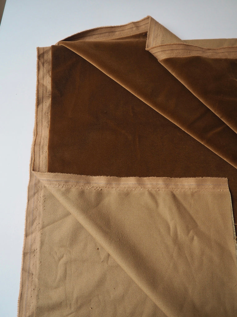 Cinnamon Cotton Velvet