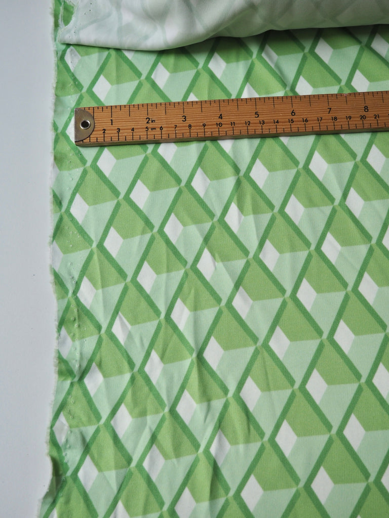 Green Diamond Viscose Jersey