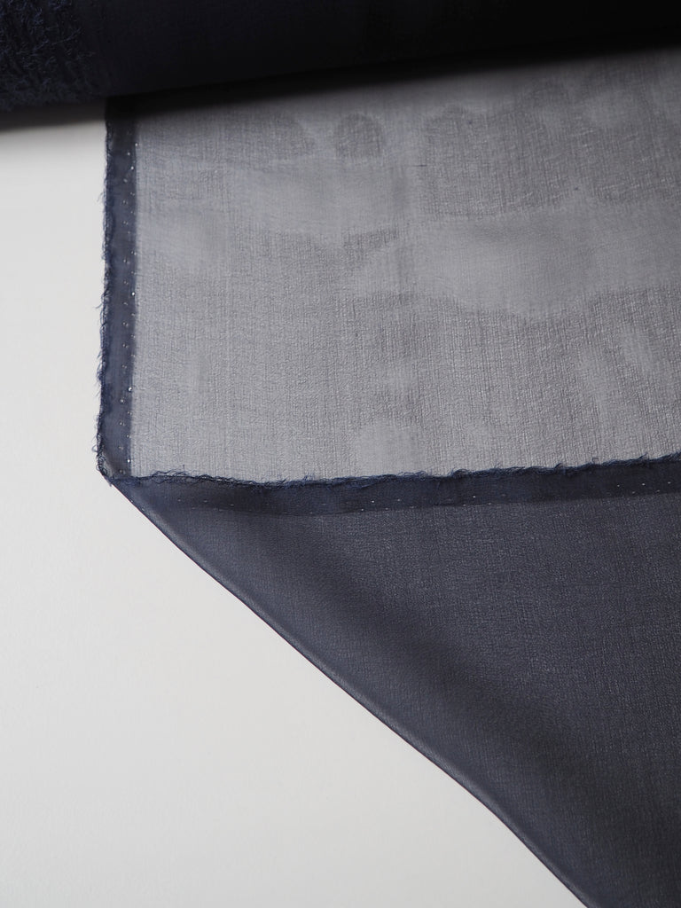 Midnight Silk Chiffon