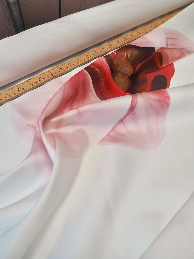 Floral Satin Twill Panels