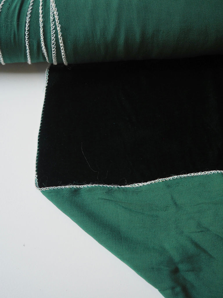 Emerald Silk/Viscose Velvet