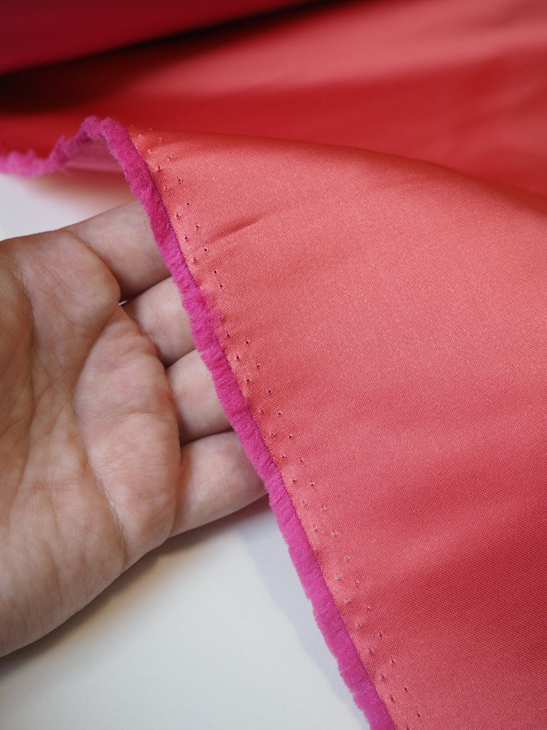 Peach Pink Satin