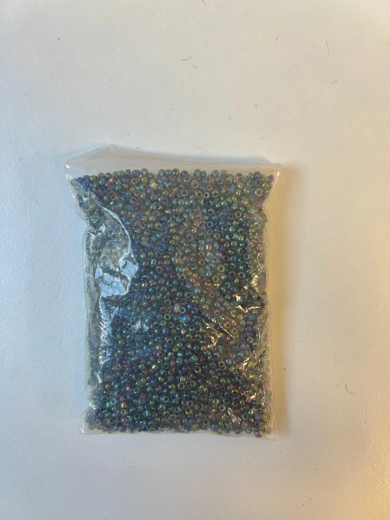 Iridescent Seed Beads 43g