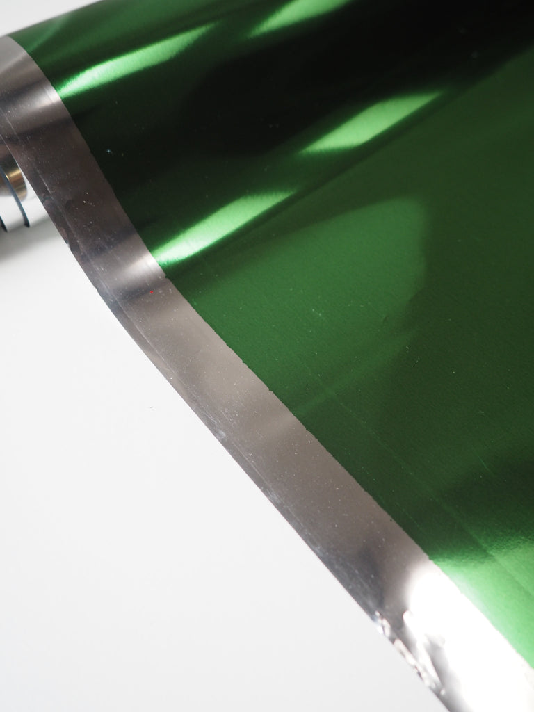 Green Metallic Heat Transfer Foil