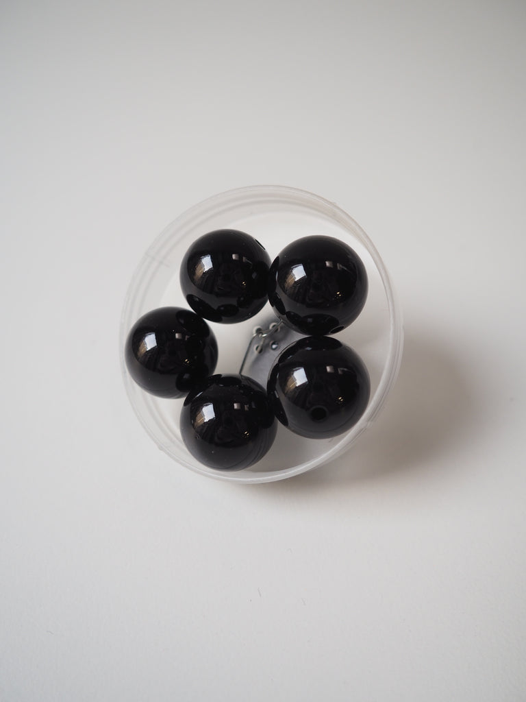 Black Beads 20mm