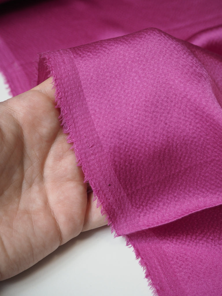 Hibiscus Hammered Silk Satin