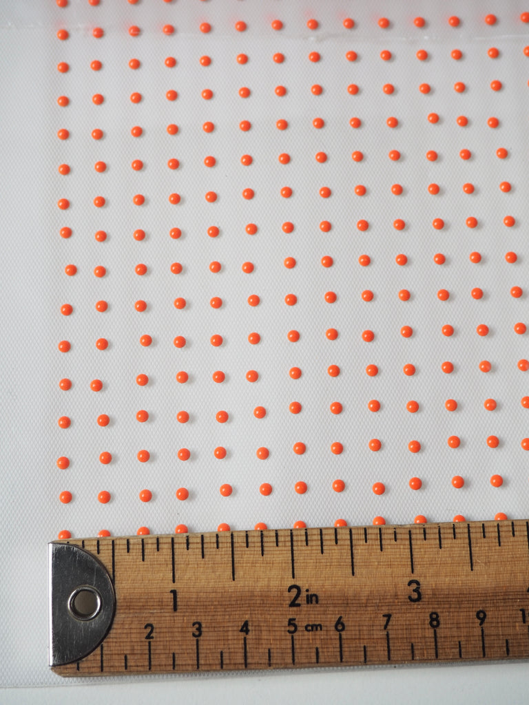 Neon Orange Dot Hotfix Sheet 3mm