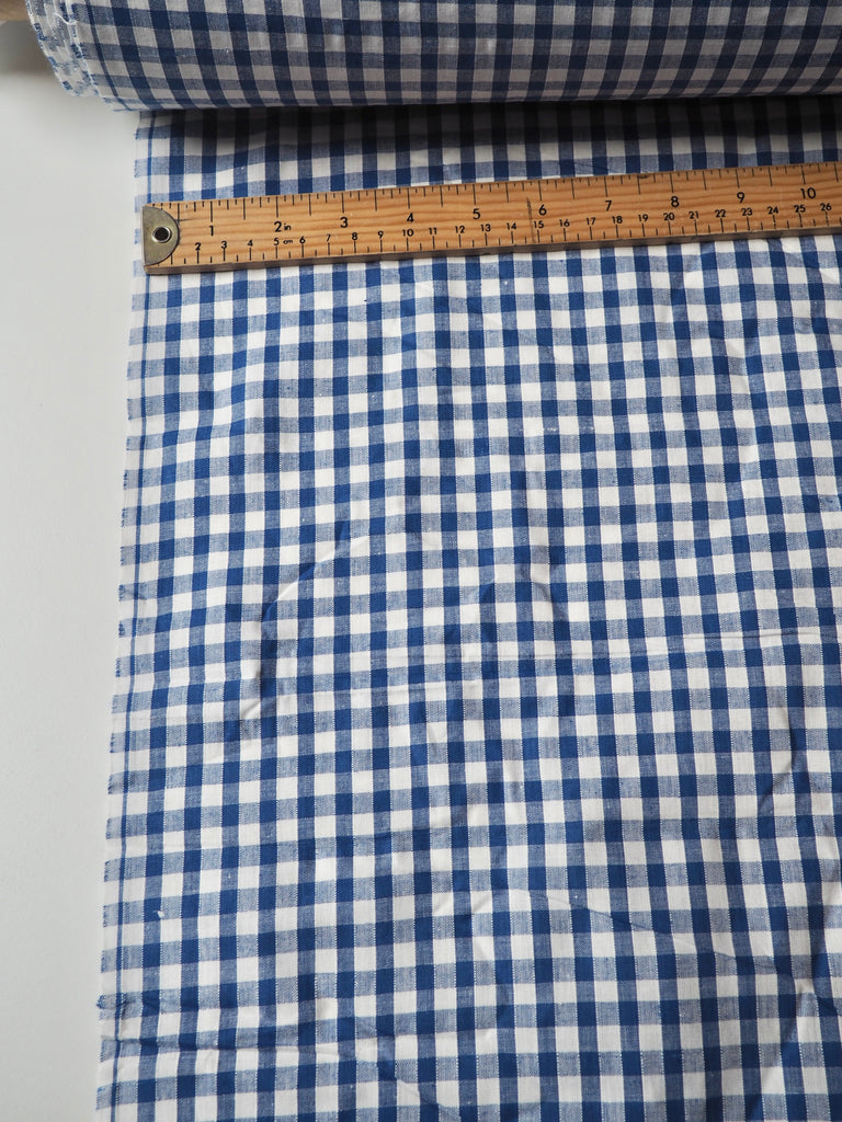 Blue Gingham Cotton