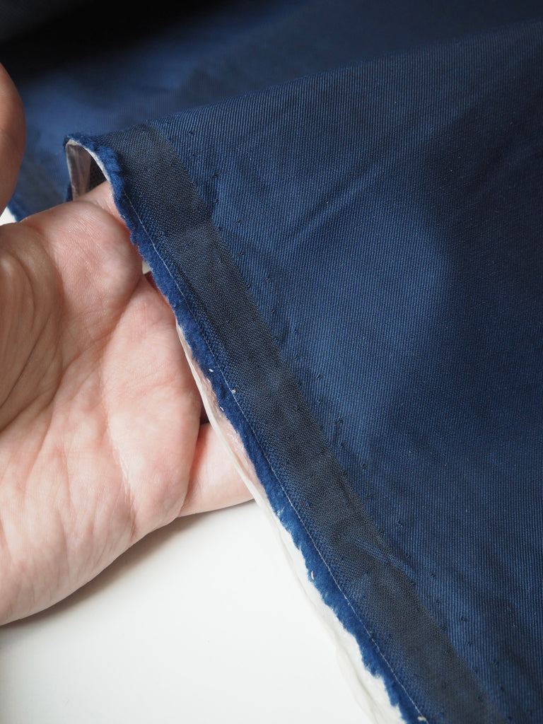 Indigo Waterproofed Cotton Sateen