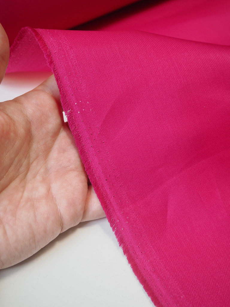 Hot Pink Silk Gazar