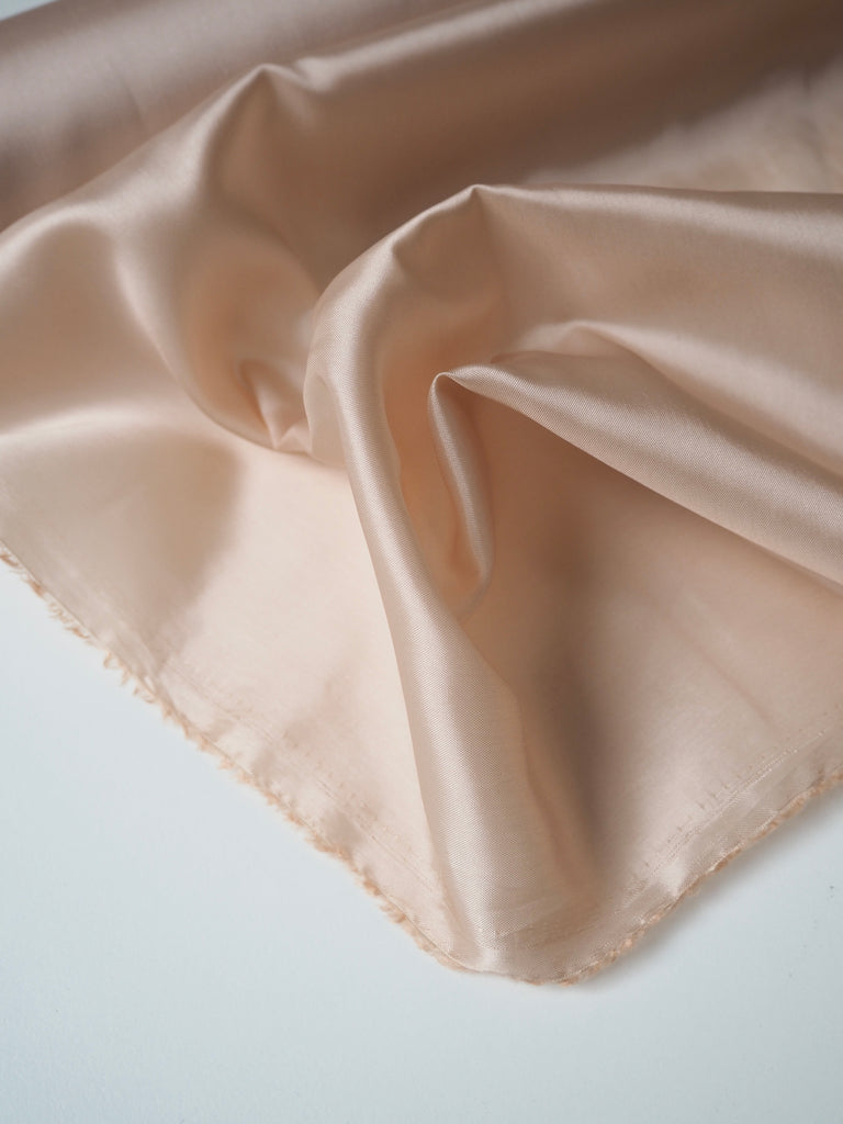 Almond Viscose Satin Lining