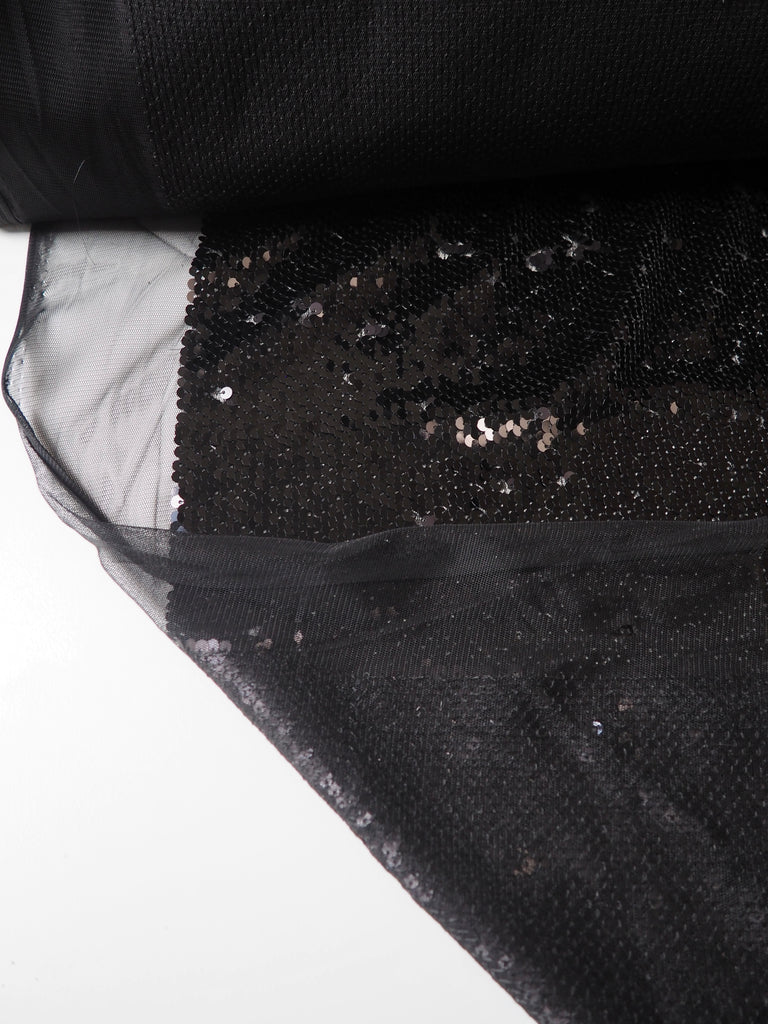 Black Mermaid Sequin Tulle
