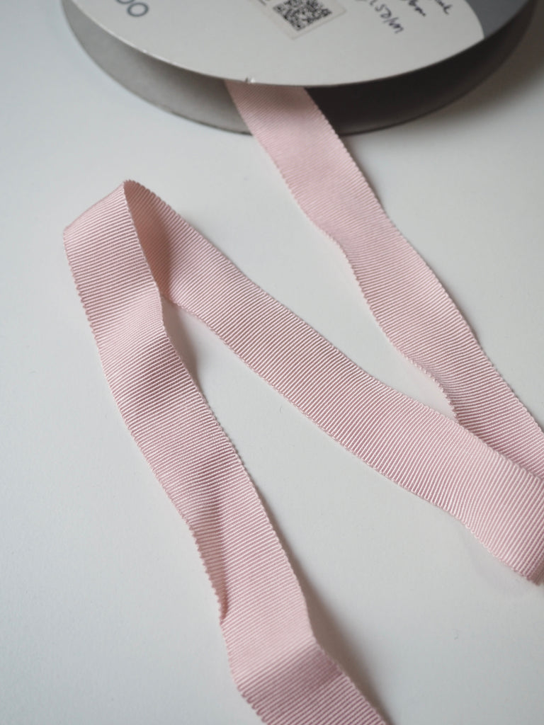 Shindo Baby Pink Grosgrain Ribbon 18mm