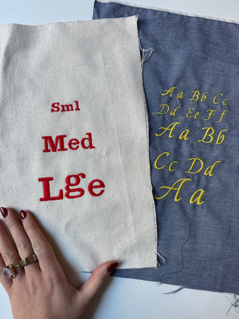 Personalised Embroidery Drop In Day