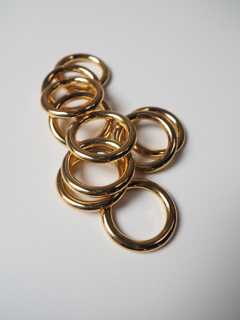 Gold Chunky Ring 27mm
