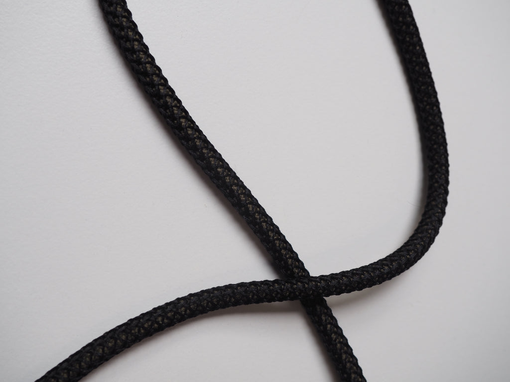 Black + Moss Net Braided Cord 6mm