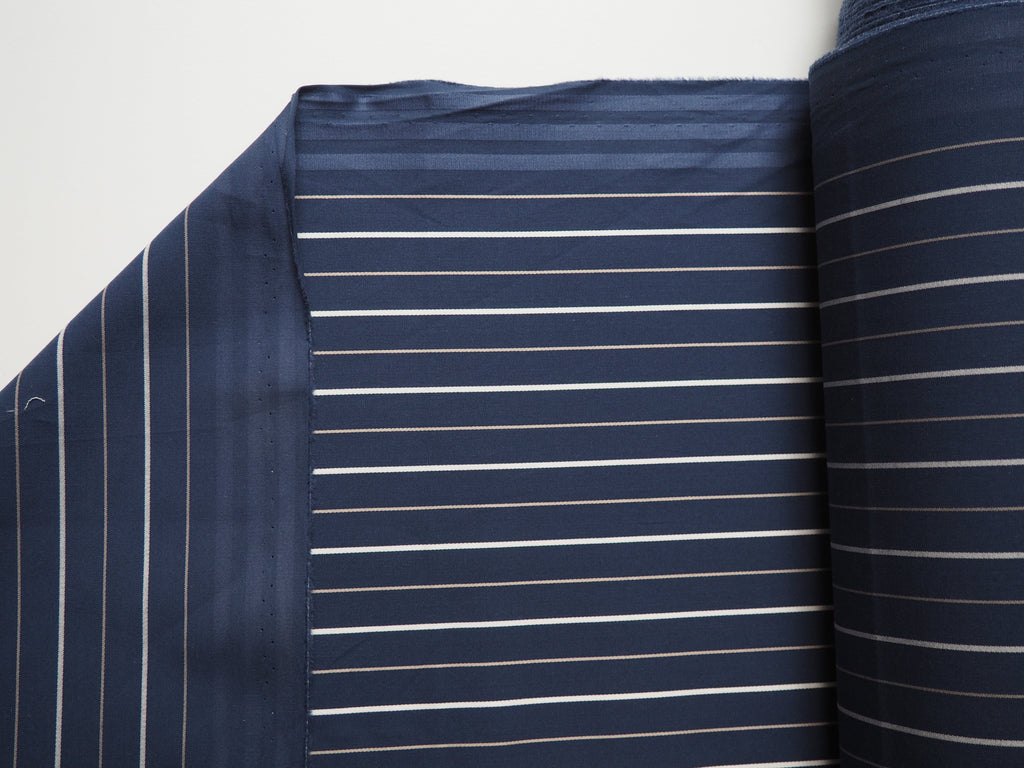 Oxford Blue Stripe Cotton