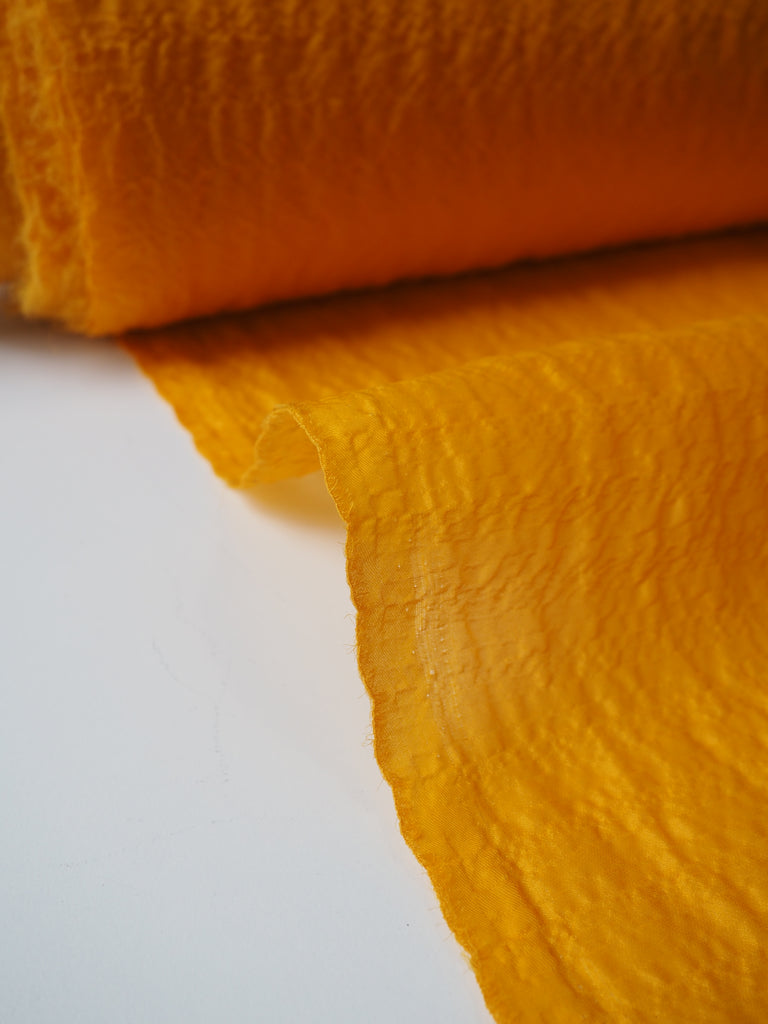 Tangerine Silk Cloqué