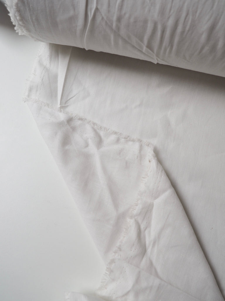 White Cotton/Linen