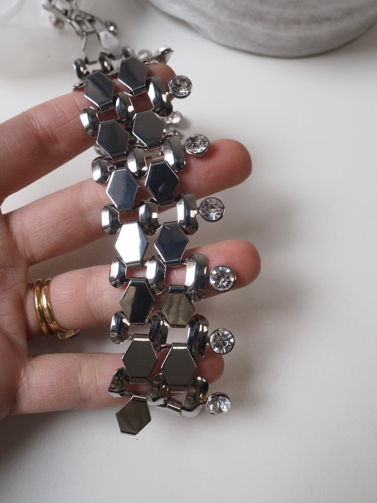 Diamanté Chunky Chain Trim - 35mm