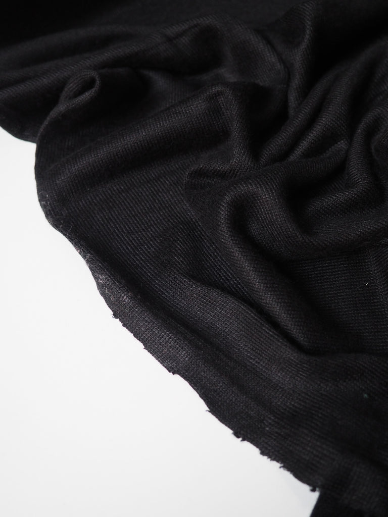 Black Ecovero Soft Lima Knit