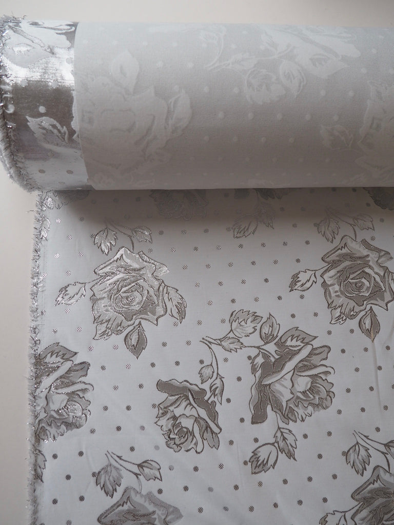 Frosted Rose Interfaced Jacquard