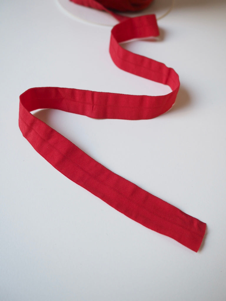 Red Fold Over Elastic 20mm