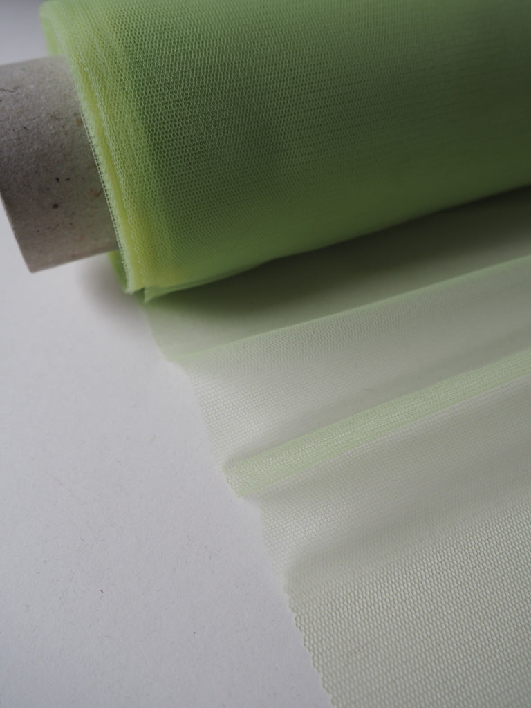 Apple Green Stretch Tulle